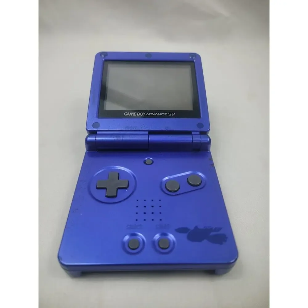 Nintendo Game Boy Advance SP Pokémon Kyogre Edition Blue With Charger